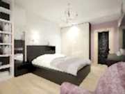 3D визуализация детской комнаты с балконом