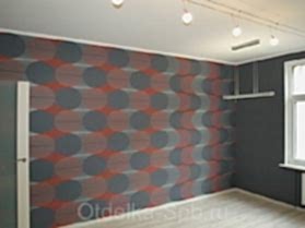 оклейка стен обоями